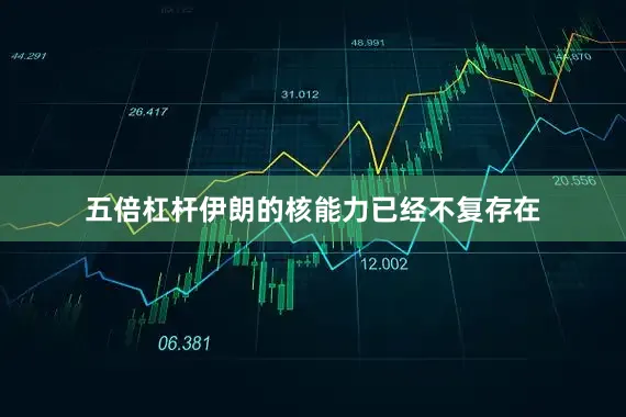 五倍杠杆伊朗的核能力已经不复存在