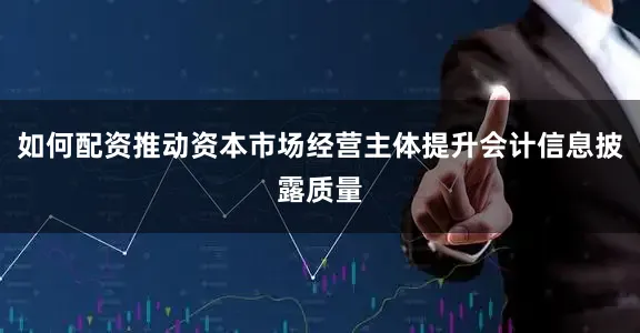 如何配资推动资本市场经营主体提升会计信息披露质量