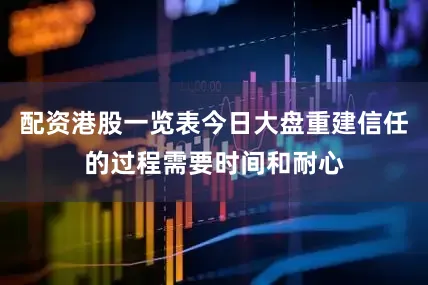 配资港股一览表今日大盘重建信任的过程需要时间和耐心